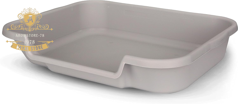Dog Litter Box, Misty Gray, Extra Large Size, Durable & Pet Safe Puppy Litter Bo