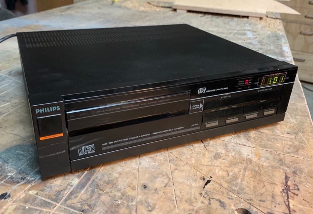 Vintage Philips CD150 CD Player. TDA1540P DACs, CDM2/10 in Brighton