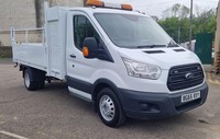 2015 / 65 PLATE Ford Transit 2.2 TDCi 350 Flat Back Pickup LWB NO VAT
