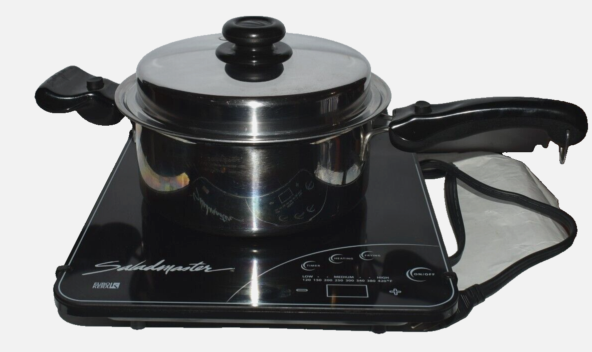 【2025年製 新品】 & Top Cooker Induction Saladmaster 4qt 316Ti Roaster 調理器具