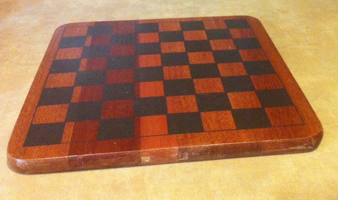 Wooden Checker/Chess  Board 11 x 11 inches Hand Made? 1999
