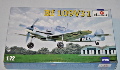 Vintage, Amodel, BF 109V31, 1:72 Scale, Plastic Model, Poland