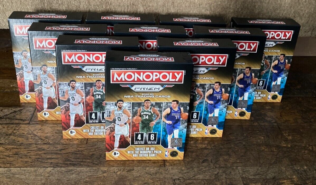monopoly prizm booster box 2022-2023 Prizm NBA Basketball Monopoly Blaster Booster Boxes MANY  AVAILABLE!