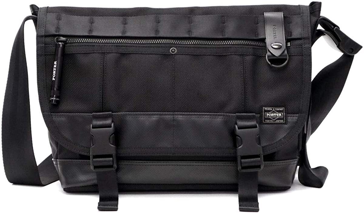 Yoshida PORTER HEAT MESSENGER BAG S Black 703-07968 JAPAN