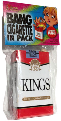 Funny BANG CIGARETTE PACK Fake Exploding Gag Trick Prank Joke Loud Sound Box 