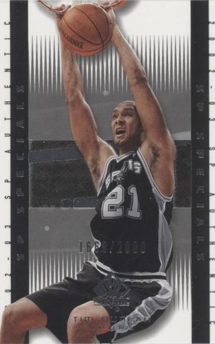 2002-03 SP Authentic - Tim Duncan #108