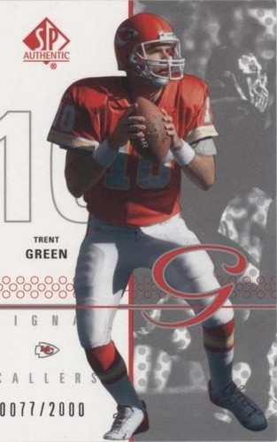 2002 SP Authentic Trent Green #120