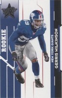 2006 Leaf Rookies & Stars Gerris Wilkinson #140