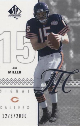 2002 SP Authentic Jim Miller #118