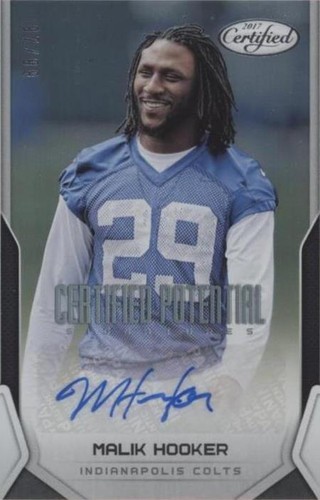 2017 Panini Certified Malik Hooker #CPS-MH