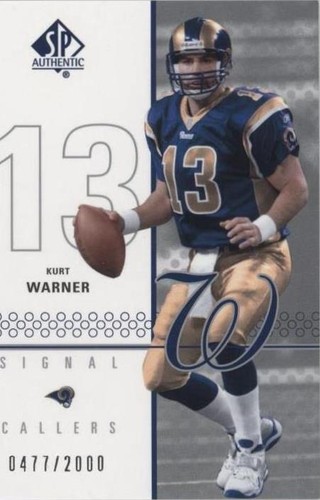 2002 SP Authentic Kurt Warner #95