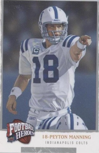 2008 Upper Deck Football Heroes Peyton Manning #77