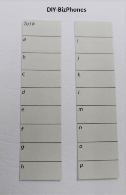 Lot of 5 Paper Desi Label Strip 6416D Phone Avaya AT&T Lucent Replacement