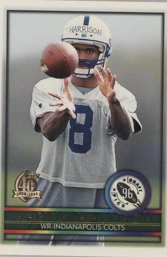 1996 Scoreboard All Sport PPF GOLD #142 MARVIN HARRISON SGC 8.5