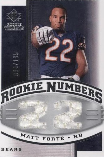 2008 SP Rookie Threads Matt Forte #RN-FO