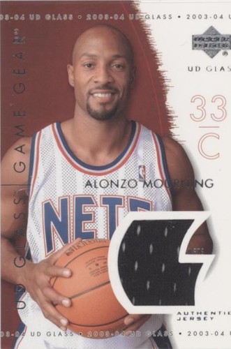2003-04 UD Glass - Alonzo Mourning #GG-AM