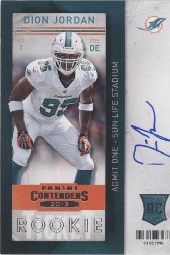 2013 Panini Contenders Dion Jordan #207