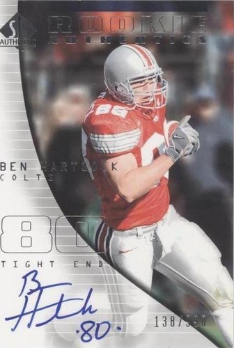2004 SP Authentic Ben Hartsock #175