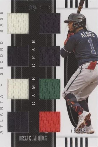 OZZIE ALBIES 2021 National Treasures Auto Signature