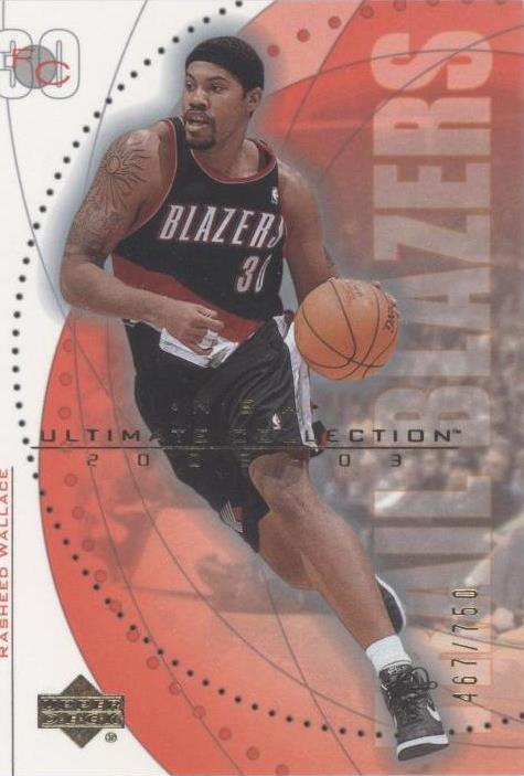 2002-03 Upper Deck Ultimate Collection - Rasheed Wallace #51