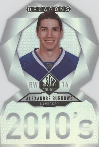 2020-21 Upper Deck SP Signature Edition Legends - Alexandre Burrows #DC-97