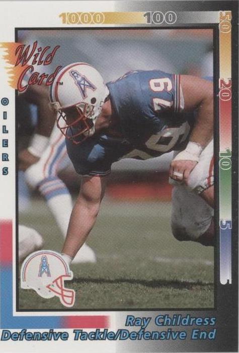 1992 Wild Card Ray Childress #90