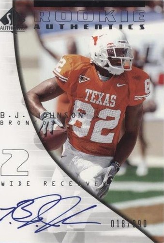2004 SP Authentic B.J. Johnson #182