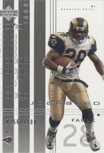 2000 UD Graded Marshall Faulk #68