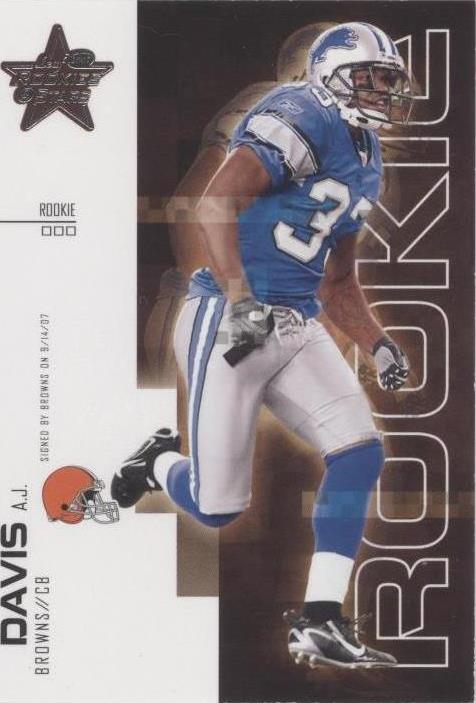 2007 Leaf Rookies & Stars A.J. Davis #116