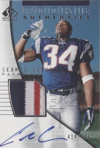 2004 SP Authentic Cedric Cobbs #186