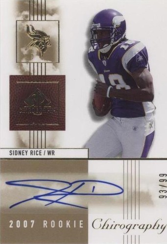 2007 SP Chirography Sidney Rice #117