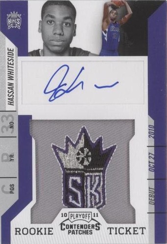 2010-11 Playoff Contenders Patches - Hassan Whiteside #181