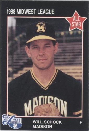 1988 Midwest League All-Star - Will Schock #54