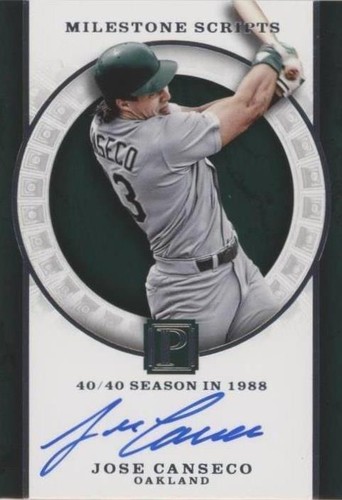 2016 Panini Pantheon - Jose Canseco #MS-JC