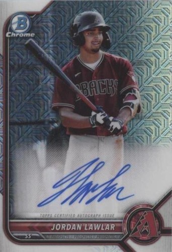 2022 Bowman - Jordan Lawlar #BMA-JL