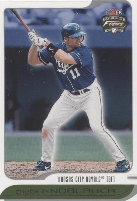 2002 Fleer Focus Jersey Edition - Chuck Knoblauch #210