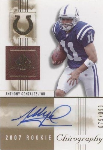 2007 SP Chirography Anthony Gonzalez #108