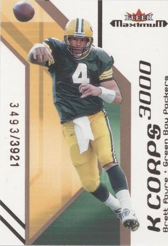 2002 Fleer Maximum Brett Favre #3 KC