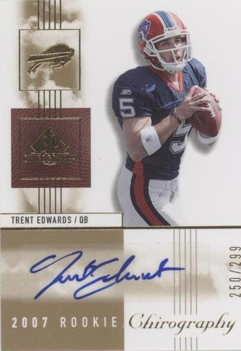 2007 SP Chirography Trent Edwards #136