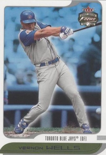 2002 Fleer Focus Jersey Edition - Vernon Wells #142