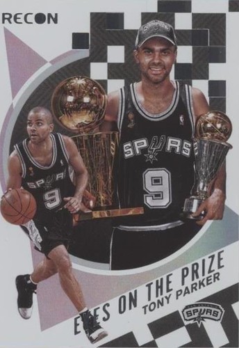 TONY PARKER 2001-02 UD SPX AUTO 4 COLOR PATCH RC # / 800 BGS