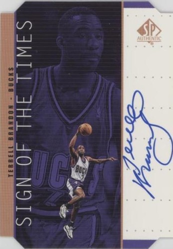 1998-99 SP Authentic - Terrell Brandon #TB