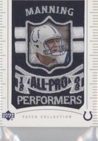 2003 Upper Deck UD Patch Collection Peyton Manning #PM