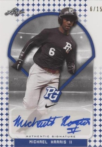 2018 Leaf Perfect Game National Showcase - Michael Harris II #BA-MH2