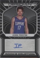 2021-22 Panini Obsidian - Jason Preston #RES-JPS