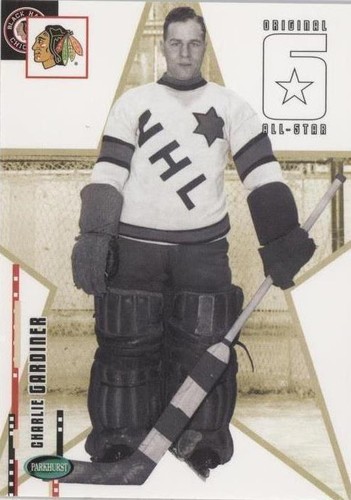2003-04 Parkhurst Original Six Chicago Blackhawks - Charlie Gardiner #63