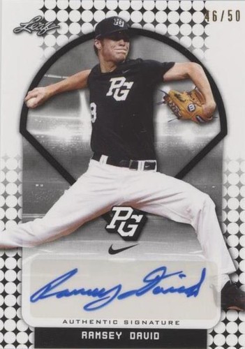 2018 Leaf Perfect Game National Showcase - Ramsey David #BA-RD1