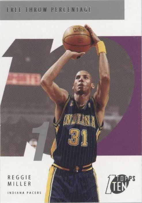 2002-03 Topps Ten - Reggie Miller #81