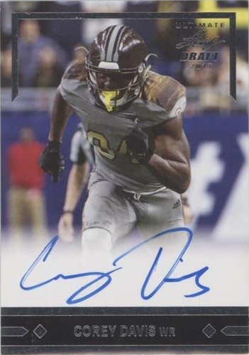 2017 Leaf Ultimate Draft Corey Davis #GLR-CD1