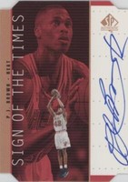 1998-99 SP Authentic - P.J. Brown #PJ
